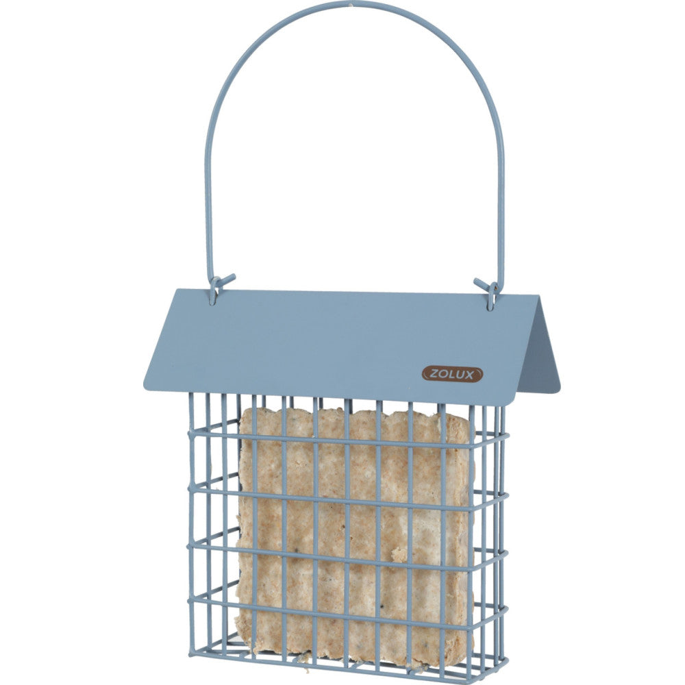 Zolux Supporto per Grasso Uccelli Selvatici con Tetto - Colore Temporale Zolux Supporto per Grasso Uccelli Selvatici con Tetto - Colore Temporale